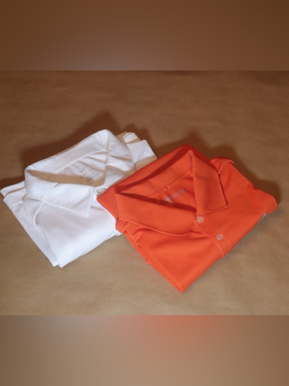 Clemson Nike Polos — Orange & White - Lot of 2